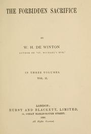 Cover of: The forbidden sacrifice by W. H. Wilkins