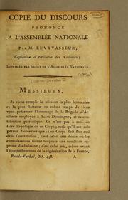 Copie du discours prononcé a l'Assemblée nationale by Pierre-Léon Levavasseur