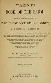 Cover of: Waring's book of the farm by George E. Waring Jr.