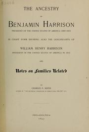 The ancestry of Benjamin Harrison