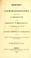 Cover of: Report of Commissioners Appointed under a resolve of the Legislature of Massachusetts, to Superintend the Erection of a Lunatic Hospital at Worcester, and to report a system of discipline and government for the same.