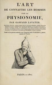 Cover of: L' art de connaitre les hommes par la physionomie