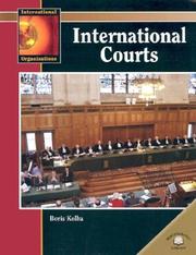 International Courts (International Organizations) by Boris Kolba