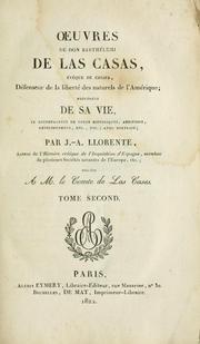 Cover of: Oeuvres. by Bartolomé de las Casas
