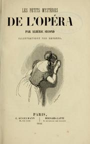 Les petits mystères de l'Opéra by Albéric Second