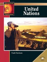 Cover of: United Nations (International Organizations)