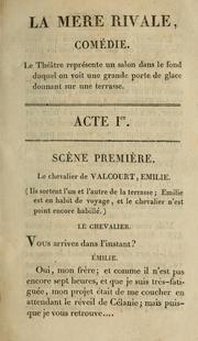 Cover of: Théatre de société by Stéphanie Félicité, comtesse de Genlis