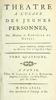 Cover of: Théatre à l'usage des jeunes personnes