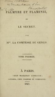 Cover of: Palmyre et Flaminie: ou, Le secret