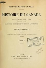 Cover of: Histoire du Canada
