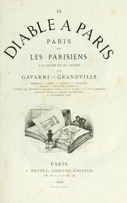 Cover of: Le Diable à Paris by Paul Gavarni