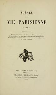 Scènes de la vie parisienne by Honoré de Balzac
