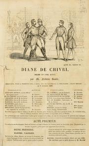 Cover of: Diane de Chivri: drame en cinq actes