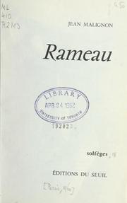 Cover of: Rameau.