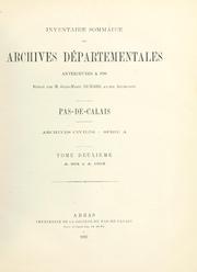 Cover of: Archives civiles: Sér. A.