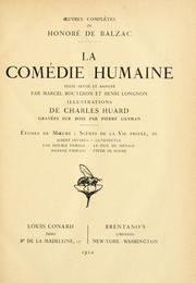 Cover of: Oeuvres complètes de Honoré de Balzac ... by Honoré de Balzac