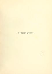 Cover of: Constantine