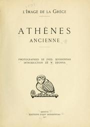 Cover of: Athènes ancienne