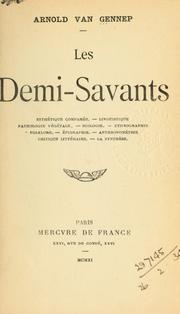 Cover of: Les demi-savants.