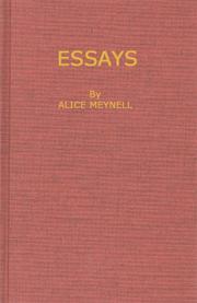 Cover of: Essays.