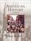 Cover of: American History