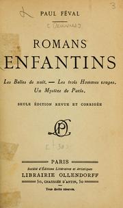 Cover of: [Oeuvres] by Paul Féval, Paul Féval