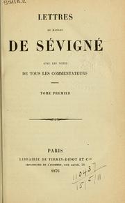 Cover of: Lettres