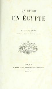 Cover of: Un hiver en Égypte.