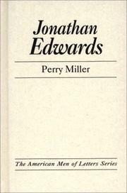 Cover of: Jonathan Edwards. by Perry Miller