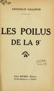 Cover of: Les poilus de la 9e.