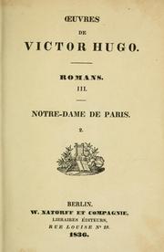 Cover of: Notre-Dame de Paris by Victor Hugo