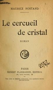 Cover of: Le cercueil de cristal: roman.
