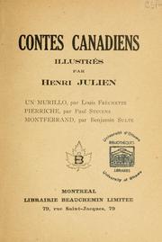 Cover of: Contes canadiens \