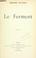 Cover of: Le ferment.