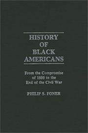 Cover of: History of Black Americans | Philip S. Foner