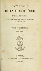 Catalogue de la bibliothèque d'une amateur, avec notes bibliographiques, critiques et littéraires... by Renouard, Ant. Aug.