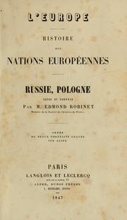 Cover of: Russie, Pologne, Suède et Norwège