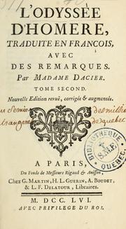 Cover of: L' Odyssée d'Homère by Όμηρος