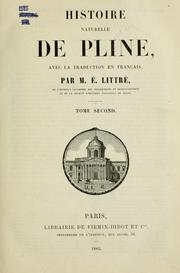 Cover of: Histoire naturelle by Pliny the Elder