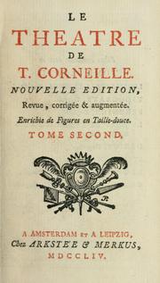 Le theatre by Thomas Corneille