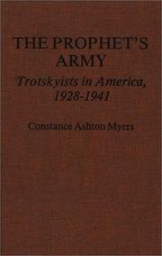Cover of: The prophet's army by Constance Ashton Myers