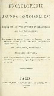 Cover of: Encyclopédie des jeunes demoiselles by Jeanne-Marie Leprince de Beaumont