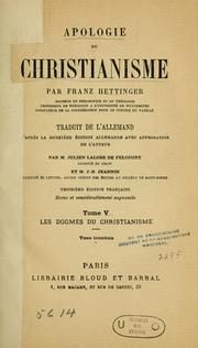 Cover of: Apologie du christianisme