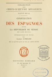 Cover of: Conjuration des Espagnols contre la république de Venise en l'année MDCXVIII