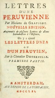 Cover of: Lettres d'une Péruvienne