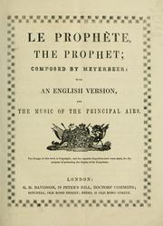 Cover of: Le prophète =: The prophet