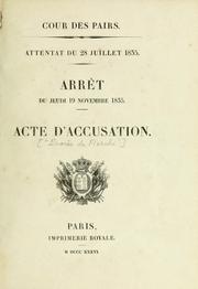 Cover of: Attentat du 28 juillet, 1835