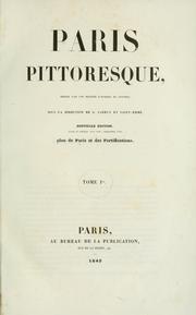 Cover of: Paris pittoresque