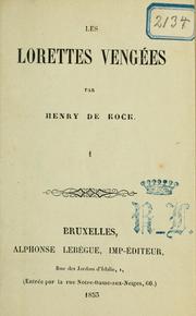 Cover of: Les lorettes vengées by Henry de Kock