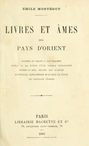 Cover of: Livres et âmes des pays d'Orient.